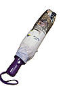 Зонт женский фиолетовый 9 спиц "анти ветер", фото 6