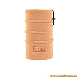 Снуд койот флісова шапка баф 5.11 Watch Cap шапка військова зимова літня шапка військова тепла тактична шапка ЗСУ ВТ0484 ZK-0312, фото 3