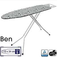 Прасувальна Розкладна Дошка для прасування Casa Si Ben 110x30 Silver/White Plants (CS98090G323) Австрія