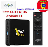 TV BOX Android Ugoos X4Q Extra 4/128 Мощная ТВ Приставка