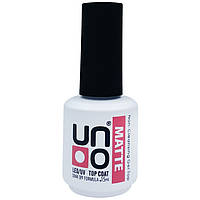 Матовый топ для гель-лака UNO MATTE TOP COAT 15 мл