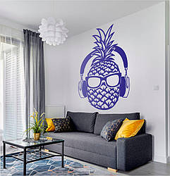 Трафарет для фарбування, Ананас, одноразовий з самоклеючої плівки 140 х 95 см