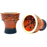 Глиняная чаша для кальяна Sweet Bowls Unika Glaze - Orange