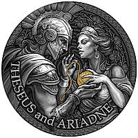 Серебряная монета "Тесей и Ариадна" 62,2 грамм 2024 год