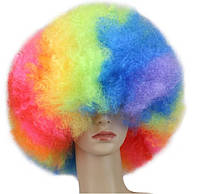 Разноцветные парики RESTEQ, пышные густые радужные волосы для танцев, косплей, аниме.