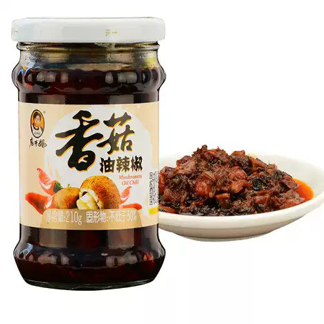 Соус чилі з грибами Лонганма LAO GAN MA Китай, 210 г