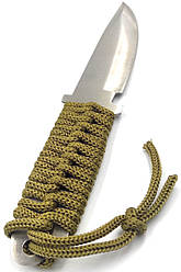 Тактичний ніж з Чохлом 18 см з Плетеною Паракордом Рукояттю Туристичний Мисливський Рибальський Похідний.