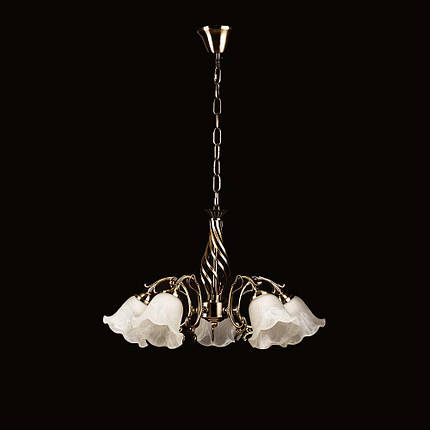 Люстра стельова на п'ять плафонів, фото 1