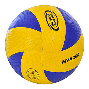 М'яч волейбольний MS 0162-6 (30шт) розмір 5, ПВХ, 8панелей, Golf, 260-280г, ламінований, в кульку