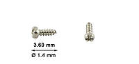 Ремонт очков. Винт для очков, оправ Ø1,4мм длина 3,6 мм