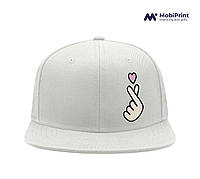 Кепка Snapback БТС (BTS) Белый (9276-1063-WT)