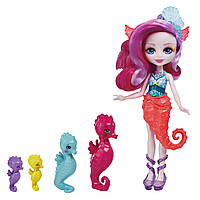 Royal Enchantimals Ocean Kingdom Sedda Seahorse Семья Морських коньков и кукла Седда HCF73