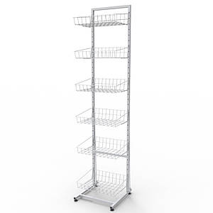 Стелаж «Єва-40» - 6 кошиків похилих