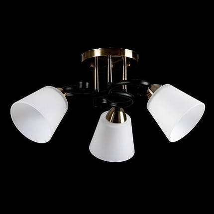 Люстра стельова на три плафони, фото 1