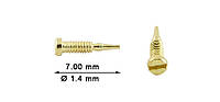 Ремонт окулярів. Гвинт для окулярів, оправ Ø1,4мм голка, для флексу
