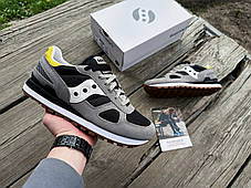 Чоловічі оригінальні кросівки Saucony Shadow Original 2108-884s Black Gray чорні з сірим Оригінал, фото 3
