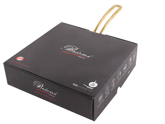 Сковорода антипригарна Brioni Elegance 24х6 см 4 мм завтовшки 1764-035 VE, фото 2