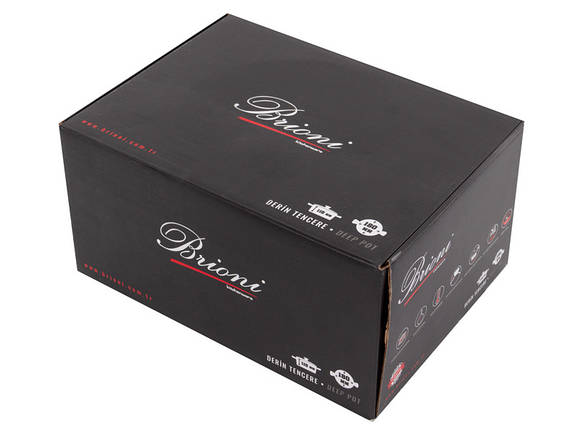 Каструля антипригарна зі скляною кришкою Brioni Royal Stone gold 18 см 2,5 л 3,5 мм завтовшки 1764-038 VE, фото 2