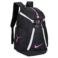 Рюкзак Nike elite max air team 2 черный, розовое лого