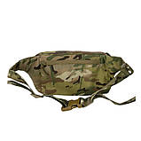 Чоловіча сумка бананка на пояс тактична, мультикам з півкільцями для кріплення додаткового спорядження, Кордура, фото 5
