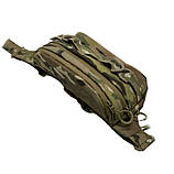 Чоловіча сумка бананка на пояс тактична, мультикам з півкільцями для кріплення додаткового спорядження, Кордура, фото 3