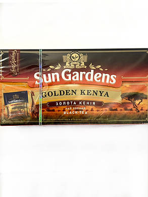 Чай чорний Sun Gardens Golden Kenya 25 пакетів, фото 4