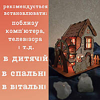 Настільні соляні лампи 2.5 кг Соляна лампа для новонароджених будиночок Подарунок соляна лампа Соляна лампа