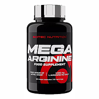 Scitec Nutrition Mega Arginine 90 капсул, аминокислоты для спортсменов, L-Аргинин