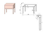 Меблевий каркас для тумбочок, Каркас - 26, фото 5