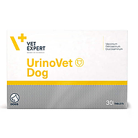 Пищевая добавка для собак Vet Expert (Вет Эксперт) UrinoVet Dog поддержка мочевыделительной функции 30 шт