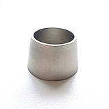 Перехід нержавіючий концентричний DIN 52х40 AISI 304 шовний, фото 3