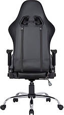 Крісло комп'ютерне Defender Ultimate поліуританова з RGB підсвічуванням (Чорний), фото 2