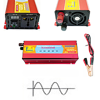 Инвертор 12 220 2600 Вт чистый синус преобразователь напряжения с дисплеем инвертор для котла YLS