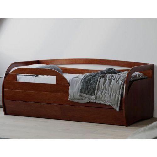 Ліжко дерев'яне односпальне Баварія 80х200 см Ліжко-диван з натурального дерева