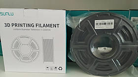 PETG (Copet)-пластик/філамент для 3D-принтера SUNLU PETG (Copet) Filament Чорний 1.75мм 1кг