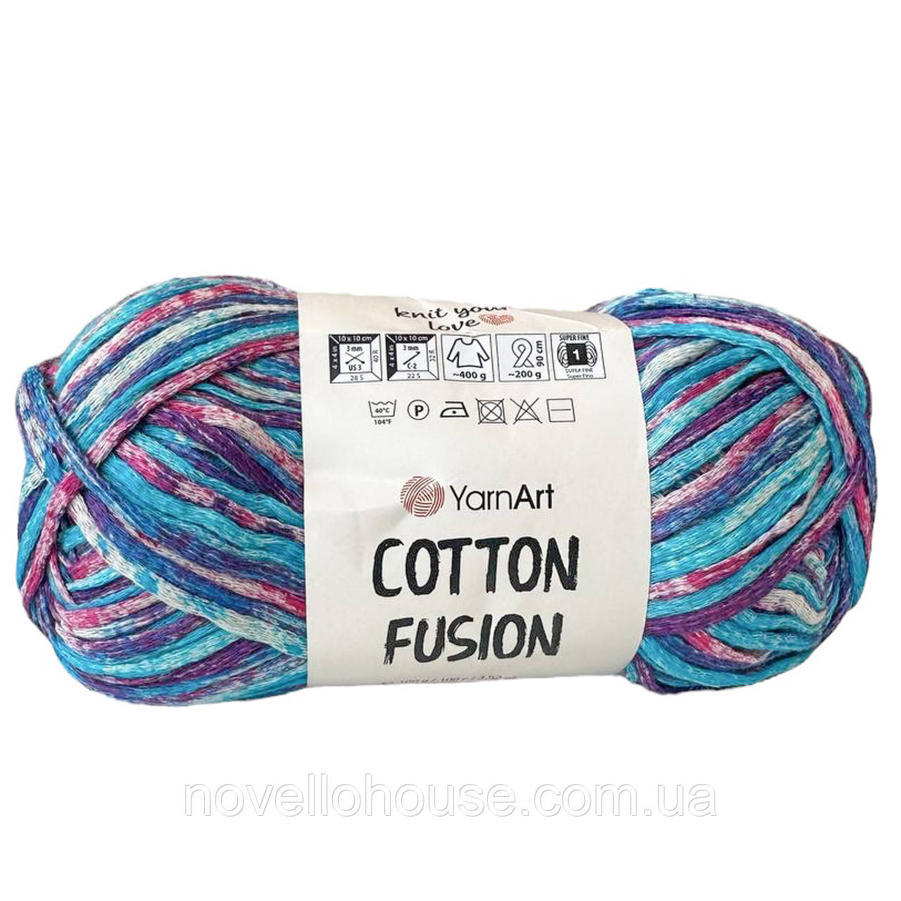 YarnArt COTTON FUSION (Ярнарт Коттон Фьюжн)  № 3652 (Пряжа бавовна, нитки для в'язання)