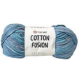 YarnArt COTTON FUSION (Ярнарт Коттон Фьюжн) № 3657 (Пряжа бавовна, нитки для в'язання), фото 4