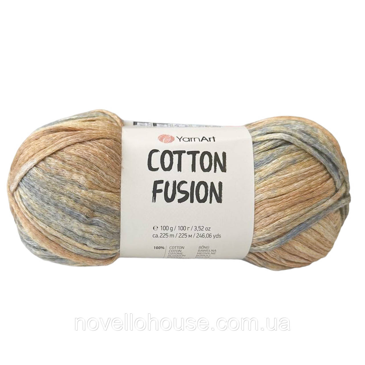 YarnArt COTTON FUSION (Ярнарт Коттон Фьюжн)  № 3656 (Пряжа бавовна, нитки для в'язання)