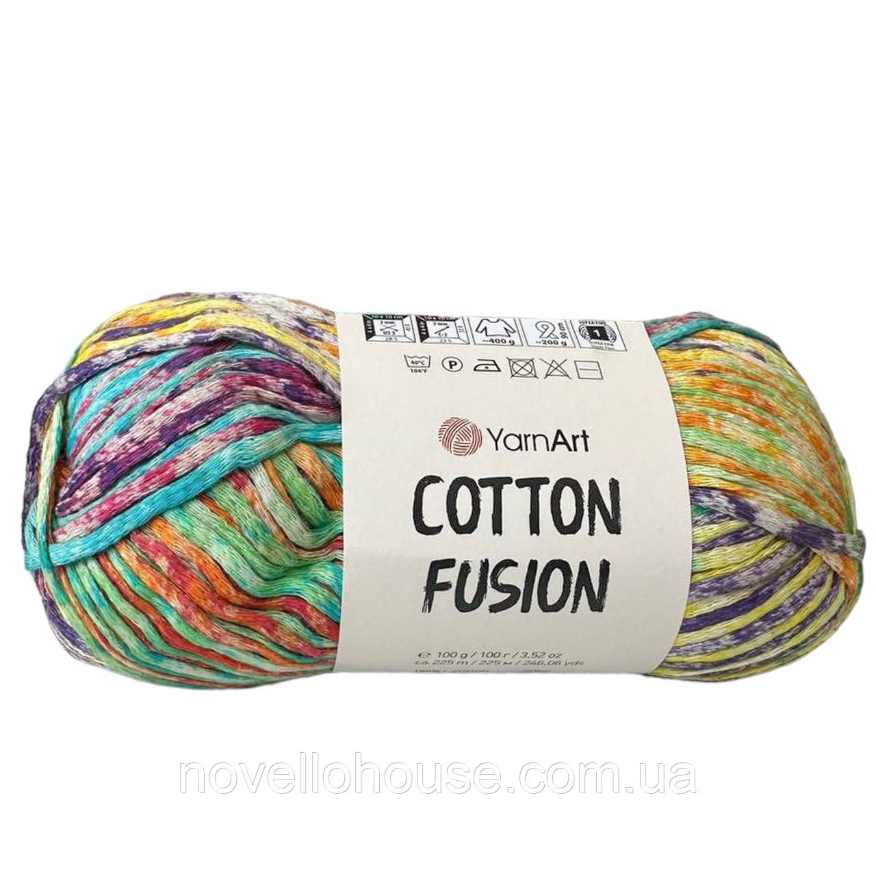 YarnArt COTTON FUSION (Ярнарт Коттон Фьюжн)  № 3653 (Пряжа бавовна, нитки для в'язання)