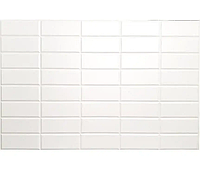Декоративная панель Альтаир ПВХ Тунис белый 105*65 см