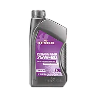 Трансмиссионное масло TEMOL PREMIUM GEAR 75W-80 1л