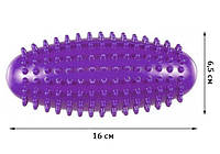 Массажный ролик овальный 16х6,5см Gl-3818, массажер для МФР