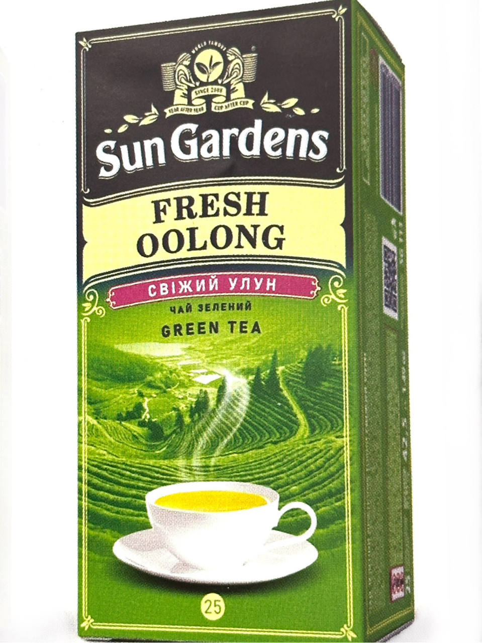 Зелений чай Sun Gardens Oolong Улун 25 пакетів