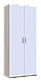 Шафа для одягу Doros Кен Дуб Родос/Білий 2 ДСП 90х52х210 (41901253), фото 3