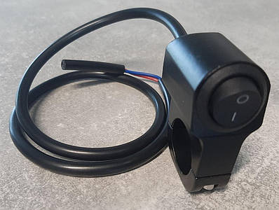 Перемикач на кермо 22 мм для додаткових фар і прожекторів D22-2P