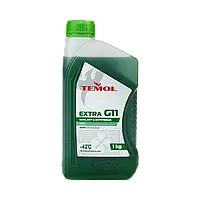 Антифриз TEMOL EXTRA G11 GREEN 1л (Готовая жидкость)