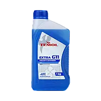 Антифриз TEMOL EXTRA G11 BLUE 1л (Готовая жидкость)