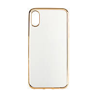 Чехол G-Case Shiny Series Plating TPU Case for iPhone X Gold