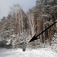 Плащ-палатка с люверсами лесной камуфляж. Дождевик пончо для военных, плащ-палатка тактический QC-380 лесной