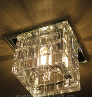 Точечный светильник с кристаллом K9 Feron JD106 прозрач JCD9 (m210)